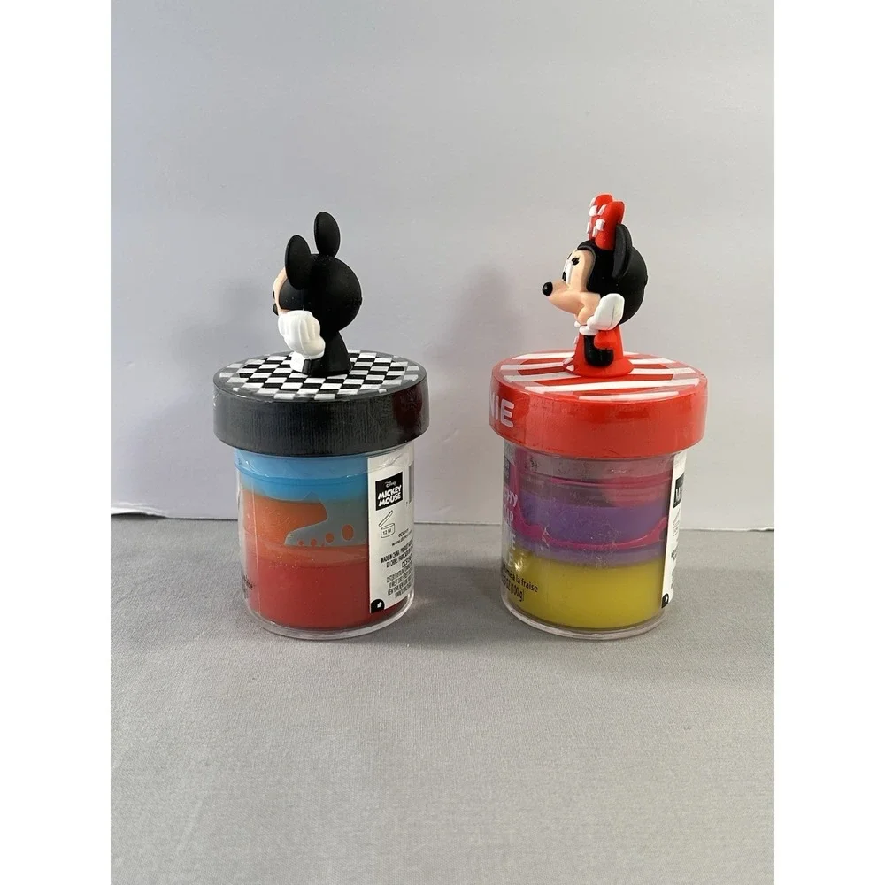 Disney Mickey and Minnie Mouse Stretchy Slime Soap Strawberry Scent New
